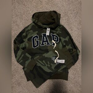 GAP Green Camouflage Hoodie and Joggers